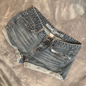 Blue Jean Shorts Size 7 (Fits 6)